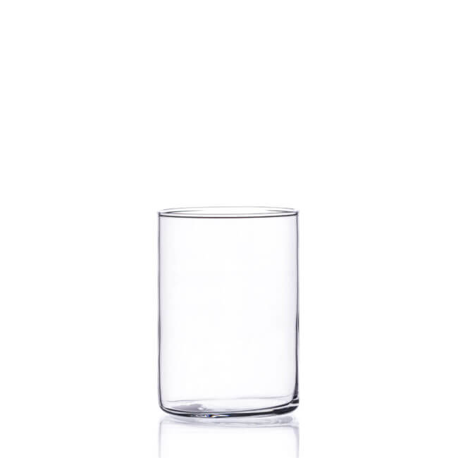 Wazon szklany cylinder pojemnik 15 x 10 cm