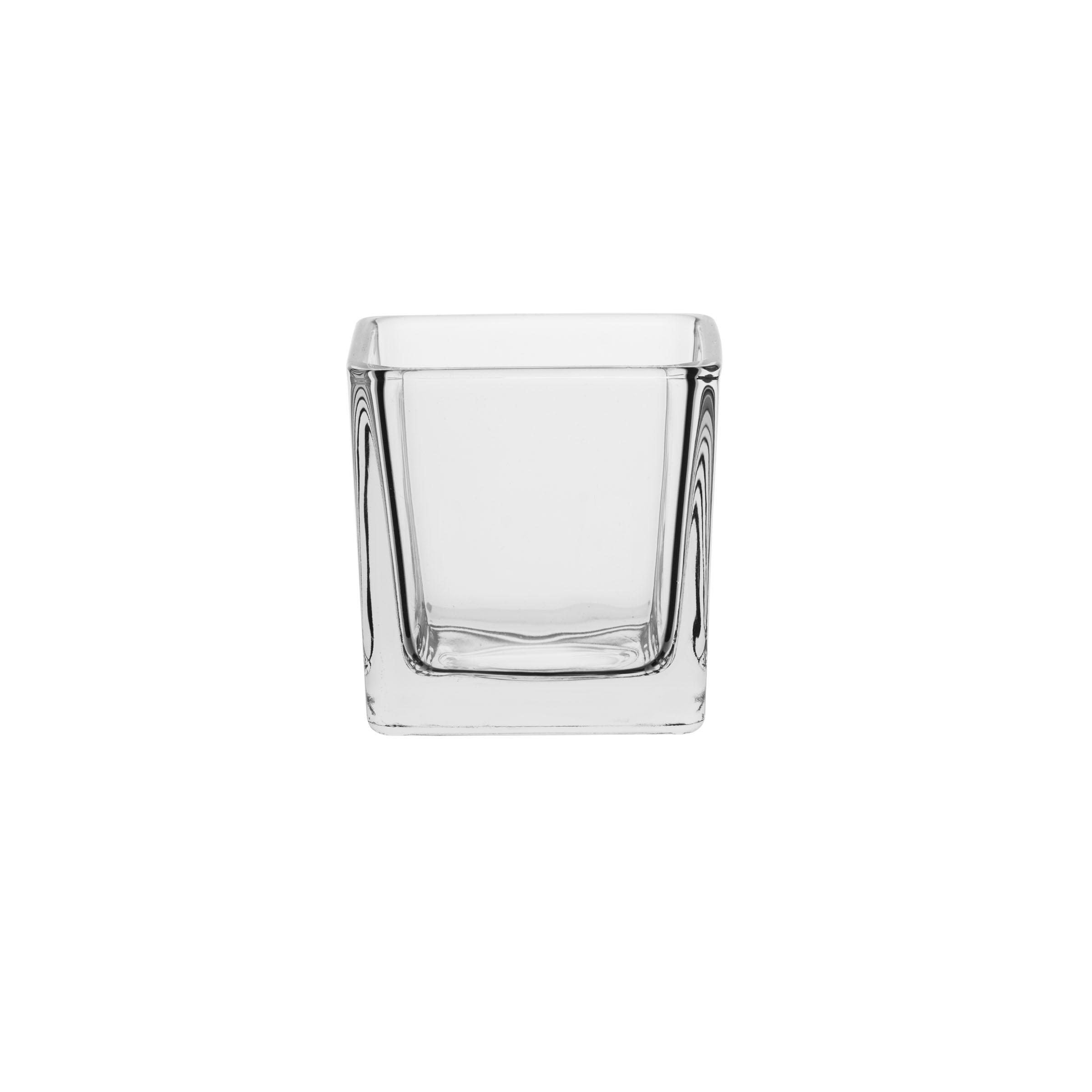 Kwadrat świecznik 70200 pojemnik szklany 6x6 cm 120 ml kpl. 6 szt.