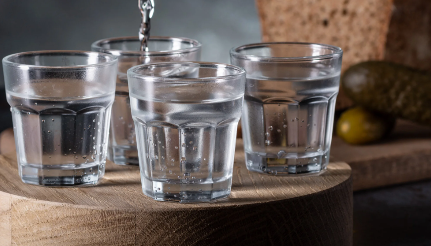 Zestaw sześciu kieliszków do wódki 55ml