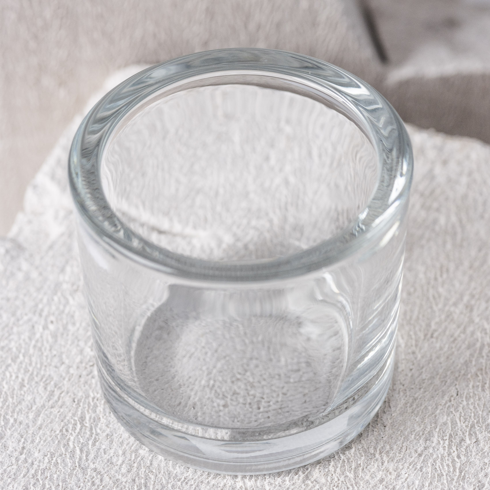 Świecznik pojemnik szklany 70842 cylinder wazon 8 cm 250 ml kpl. 6 szt.
