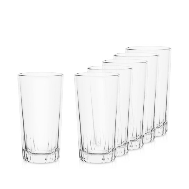 Wysoka szklanka do wody soku 385 ml kpl. 6 szt. 70426 EC