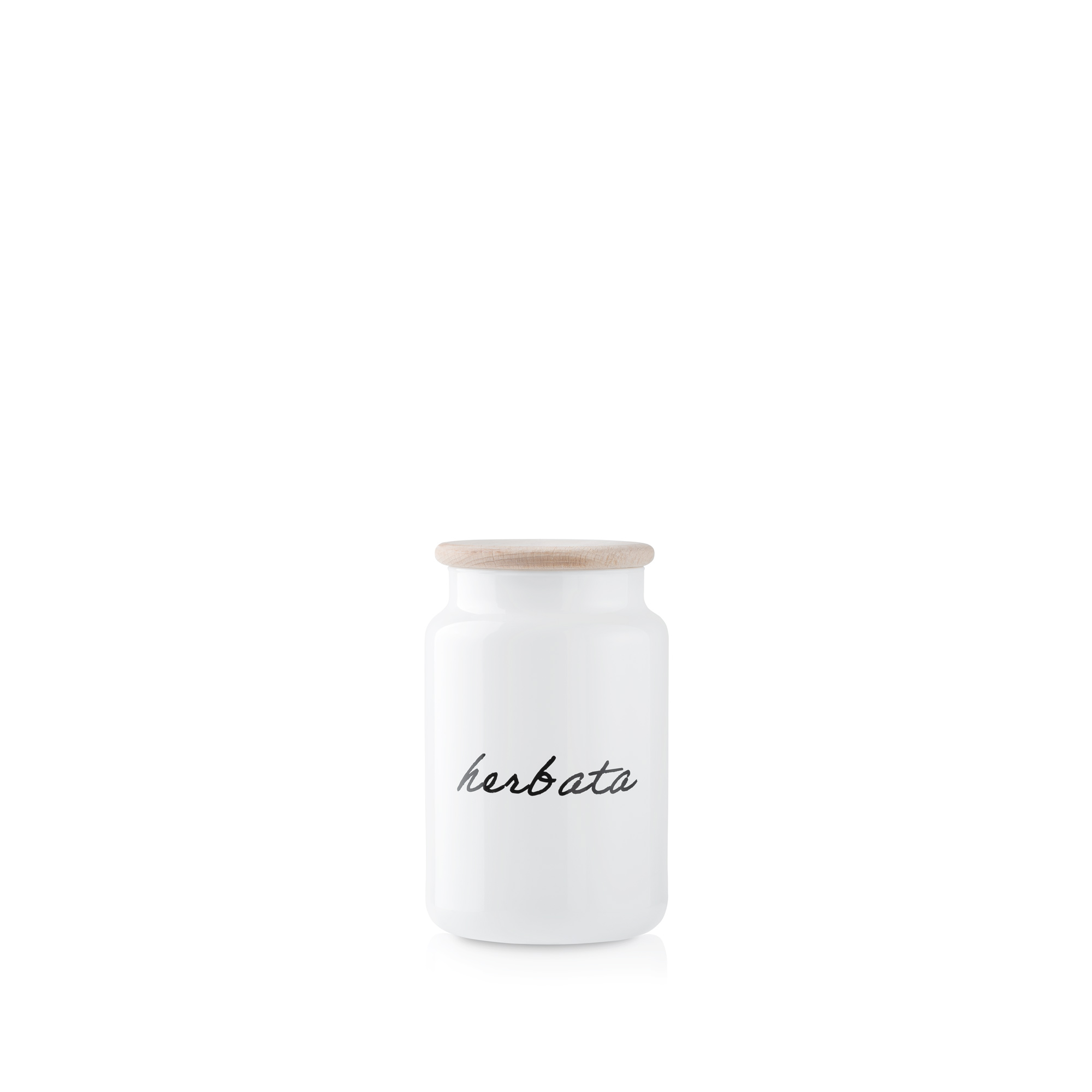 Biały pojemnik na herbatę 930ml