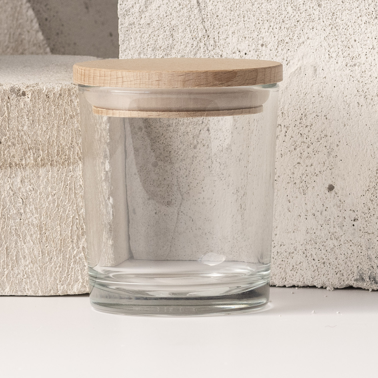 Pojemnik szklany pod zalew świec BASIC 70053 230 ml 1 szt.