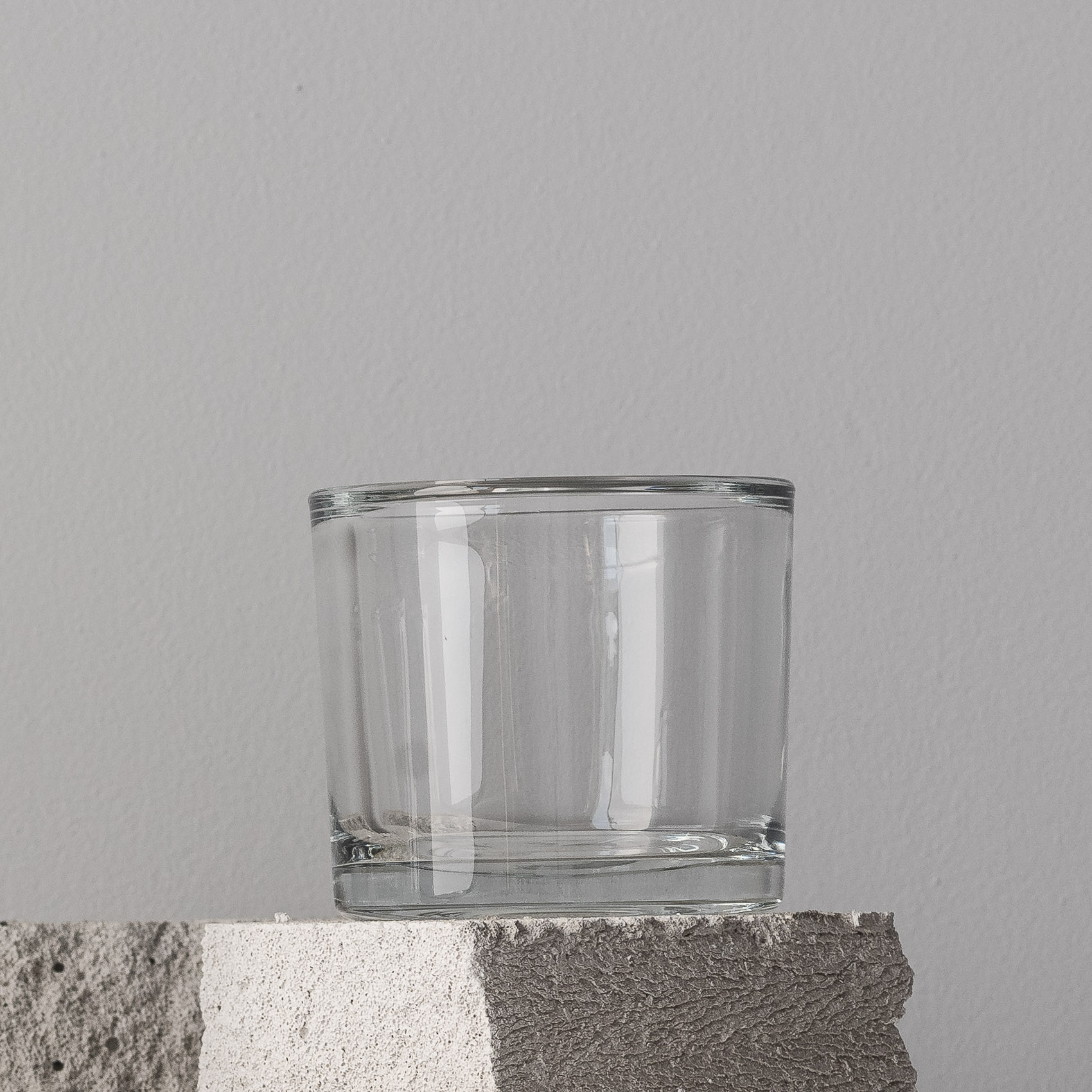 Świecznik pojemnik szklany 70842 cylinder wazon 8 cm 250 ml kpl. 6 szt.