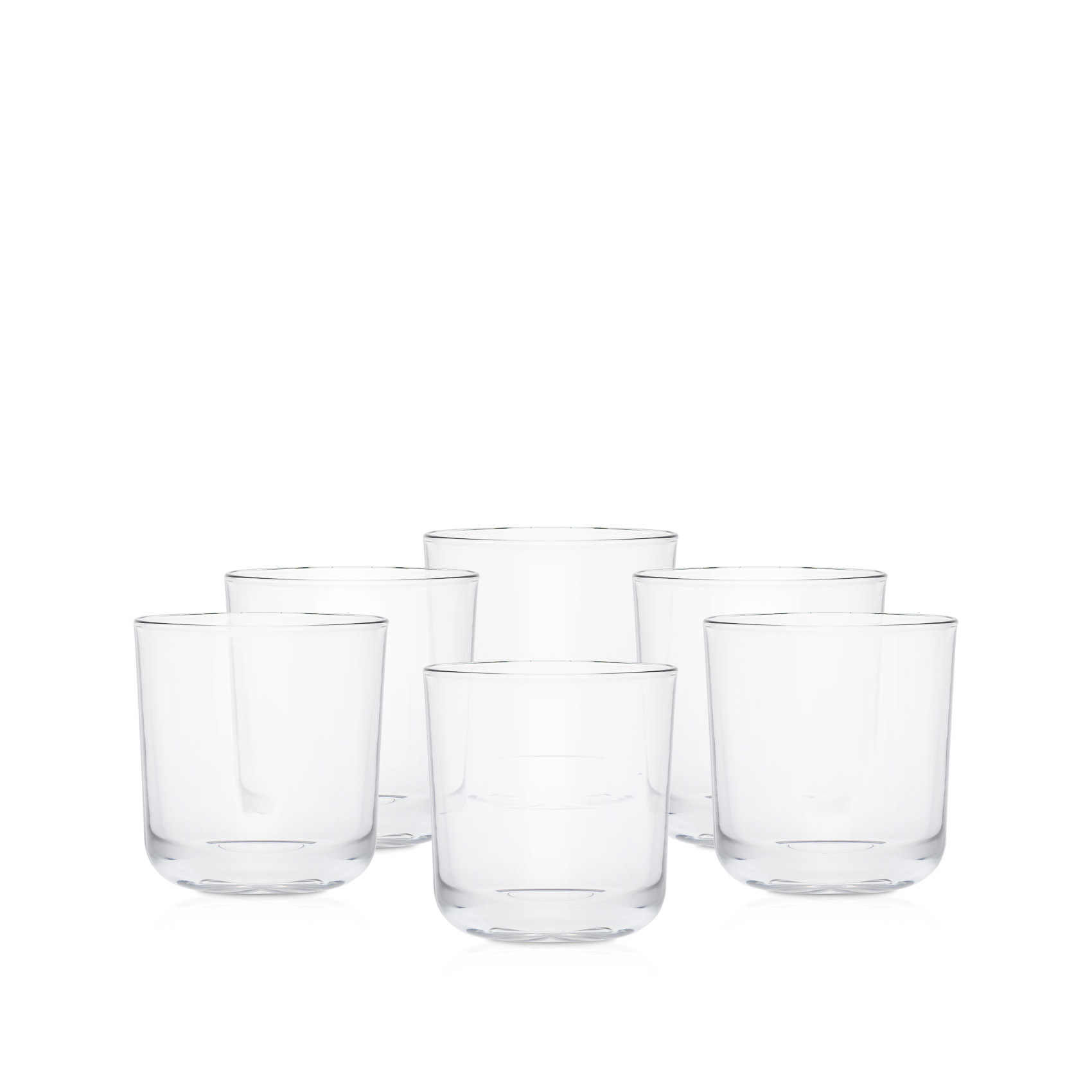 Pojemnik szklany do zalewu 390ml kpl6 70803