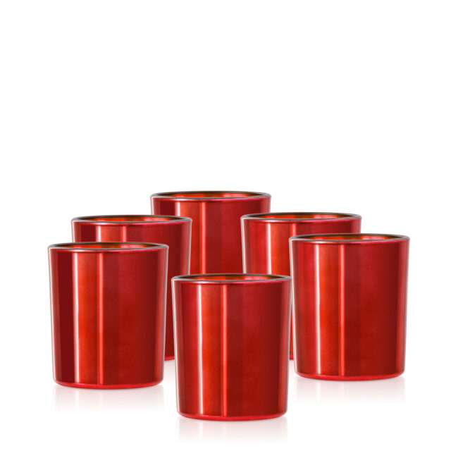 Pojemnik pod zalew świec 230ml - kompozycja 6 szt.