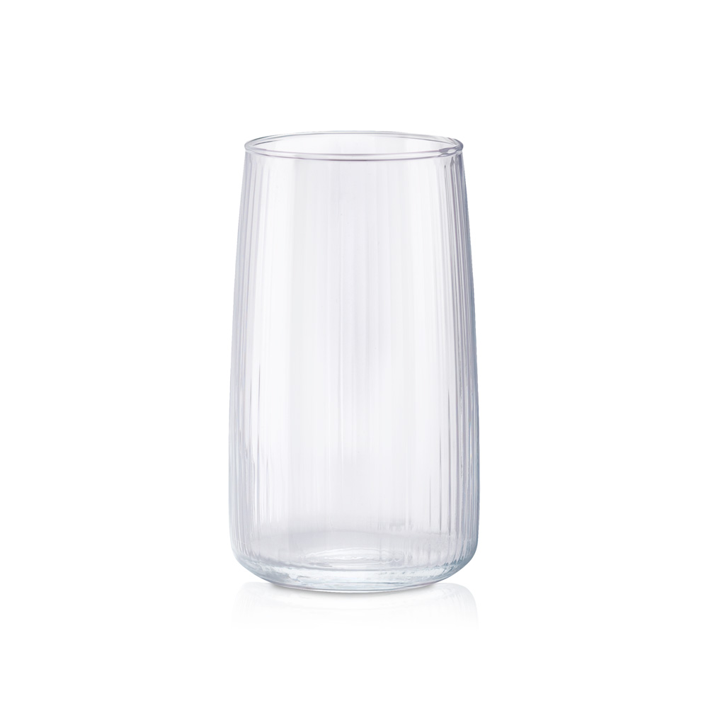Szklanka ryflowana wysoka 500 ml kpl 6 szt.