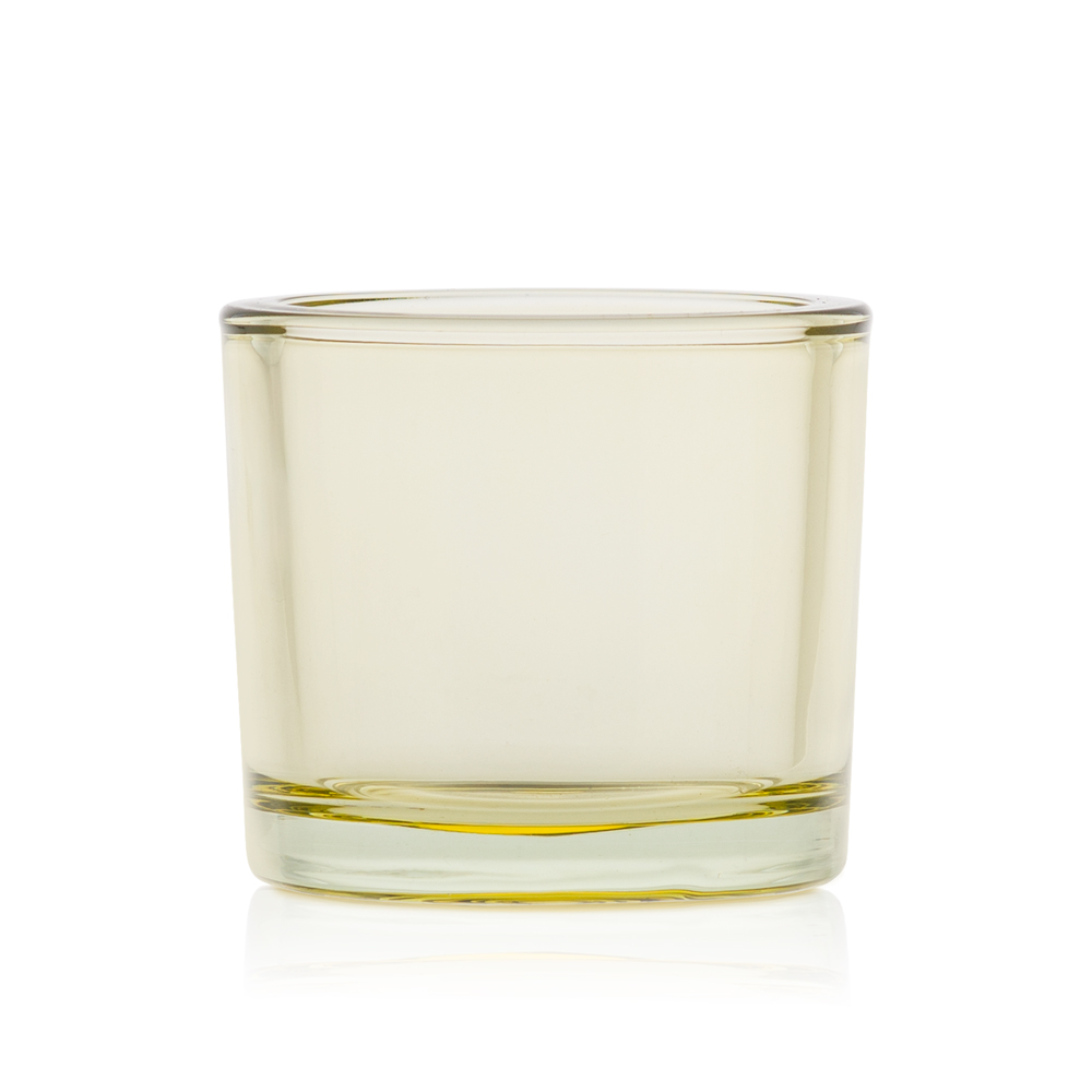 Szklany pojemnik do zalewu LUMINA 250 ml żółty transparent 70842 kpl 6 szt.