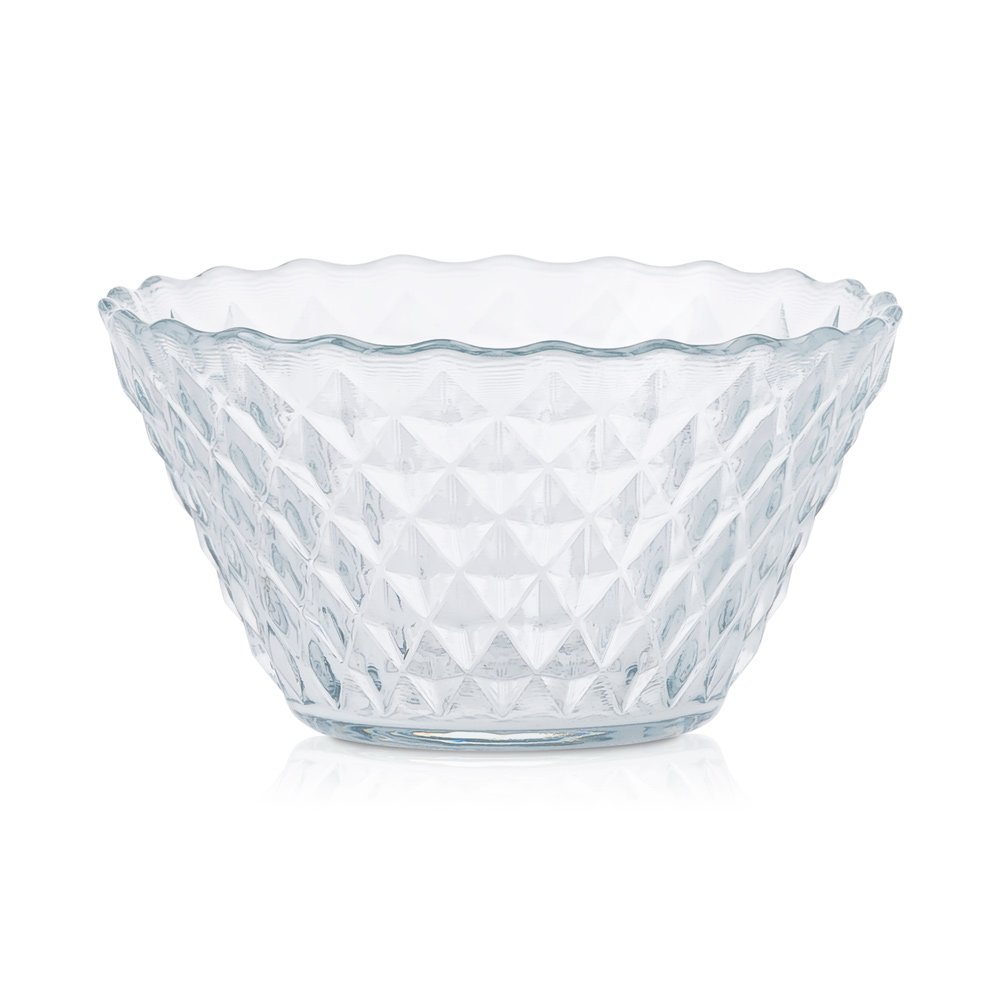 Elegancka miska szklana 385 ml - mała