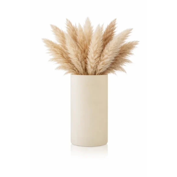Wazon szklany BOHO beżowy 29 cm