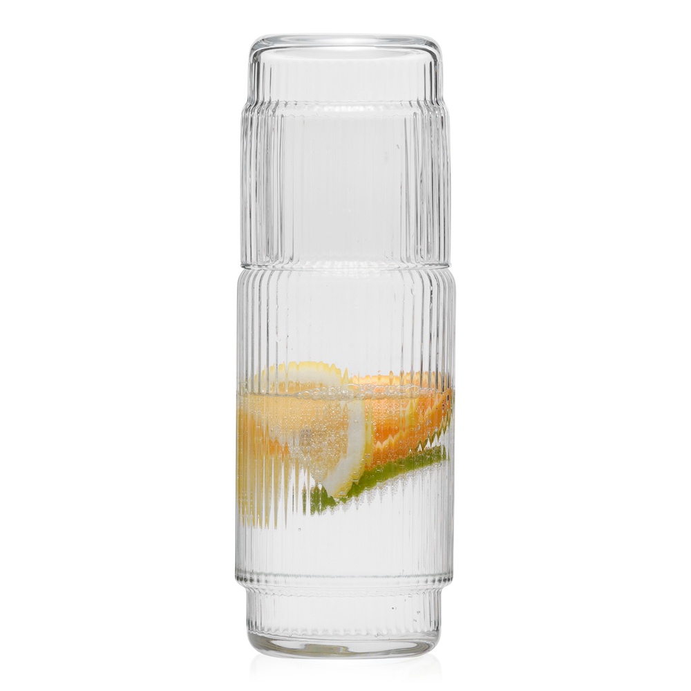 Szklanka ryflowana niska 465 ml CRISTAL kpl 6 szt.