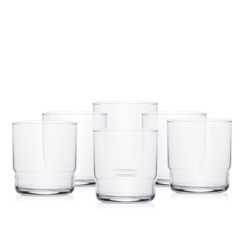 Szklanka gładka niska 465 ml CRISTAL kpl 6 szt.