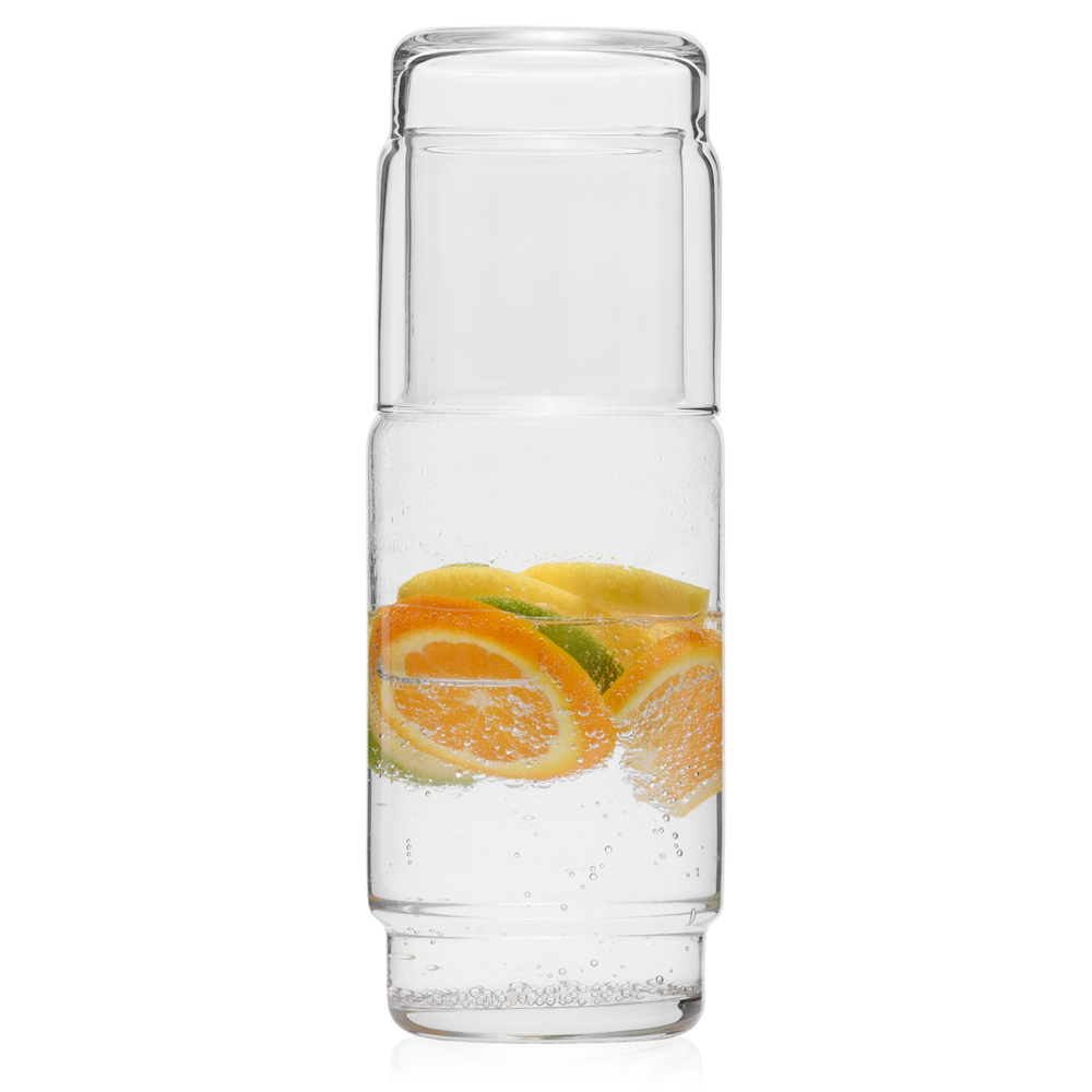 Karafka szklana gładka CRISTAL 1 l