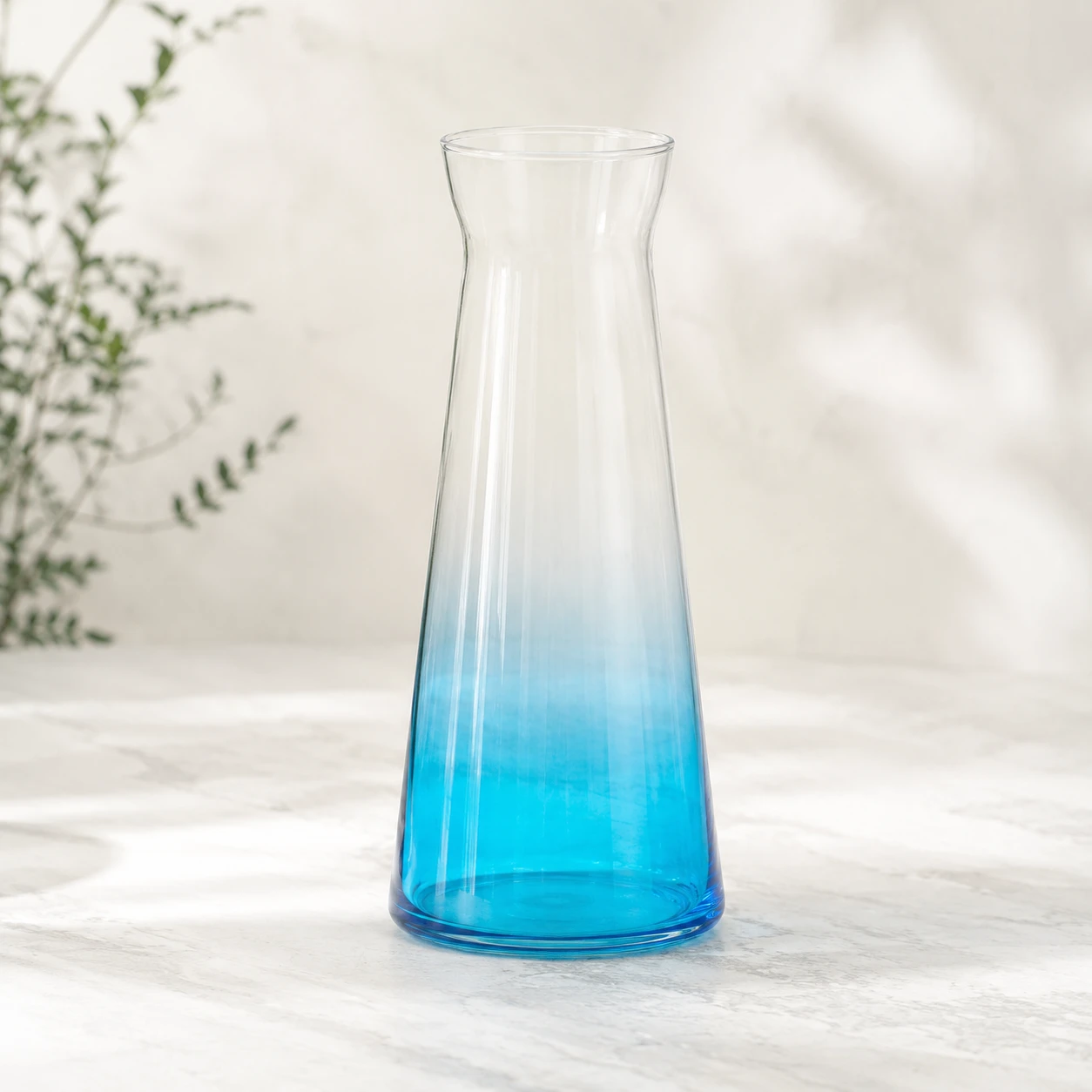 Karafka szklana niebieska BLUE OMBRE 1,1 l